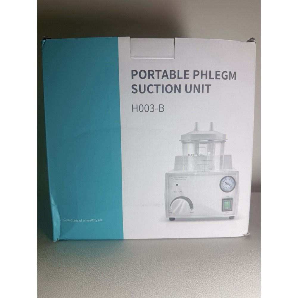 Veterinary Suction Machine Portable Phlegm Suction Unit H003-B White